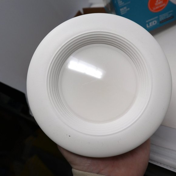 3-Pack EcoSmart LED Soft White Integrated Recessed Trim Retrofit Downlight 4" - Picture 8 of 16